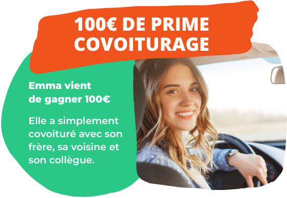 En savoir plus sur la Prime Covoiturage